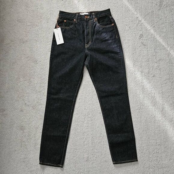 SLVRLAKE Denim - SLVRLAKE Beatnik Straight Jeans Size 28 in Dark Wash
